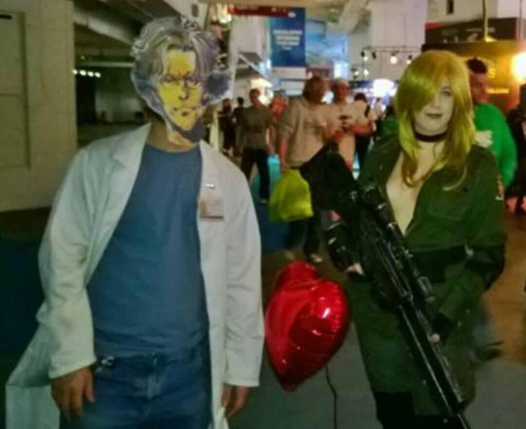 Otacon and Sniper Wolf - Metal Gear Solid (Version 2)
